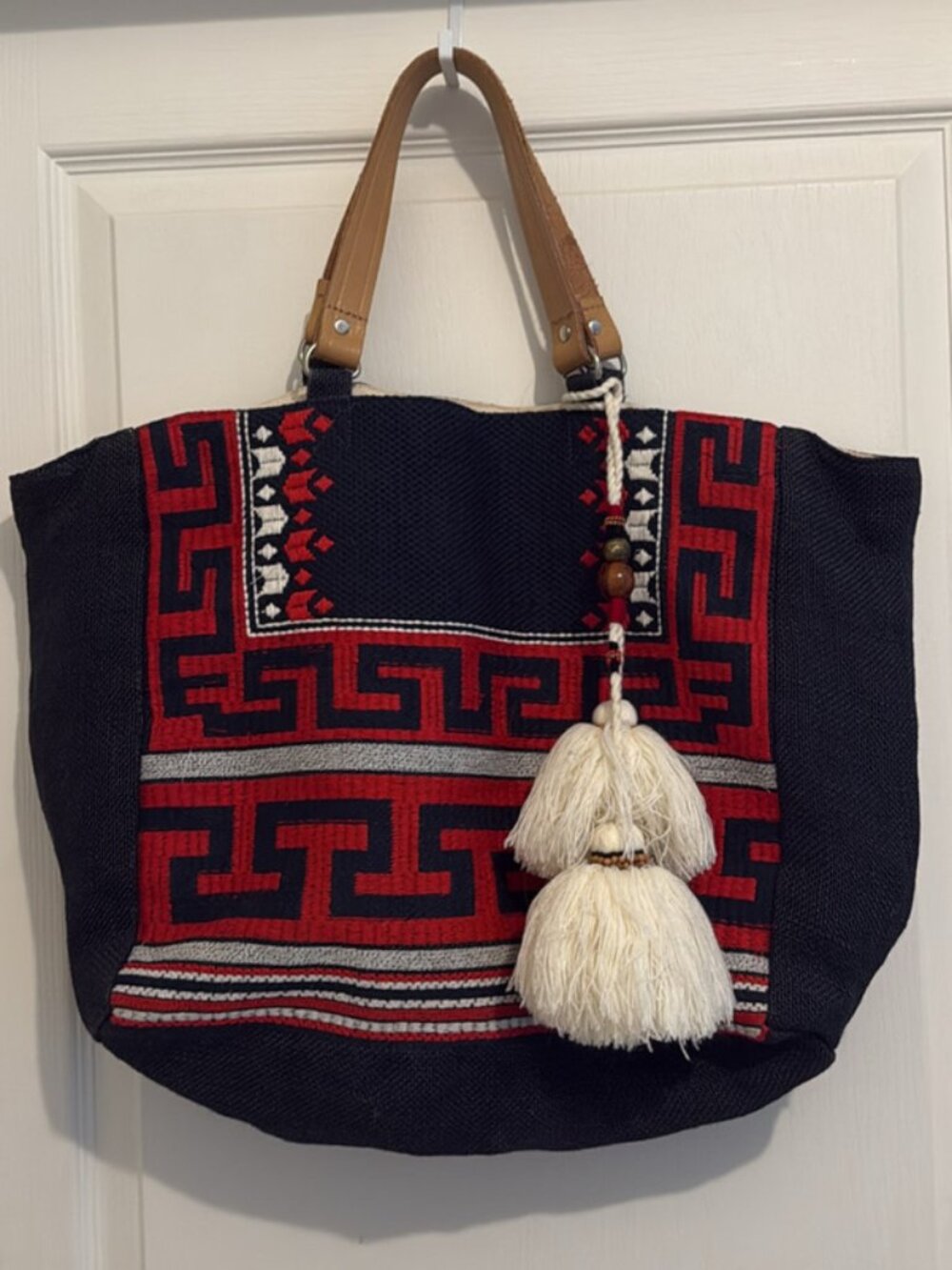 NEVER USED Star Mela Embroidered Tote Bag